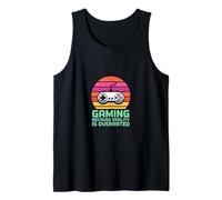 Retro Gaming Because Reality is Overrated Gamer Tank Top