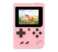 Retro Gaming Console, Portable Video Game Console with 3.0 inch IPS Screen and Preloaded 400 Classic Video Games, Mini Retro Handheld Game Console (Pink)