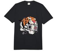 Retro Gaming Games Tiger Videogames Controller Gamepad Gamer Comfort Colors Adult Heavyweight T-Shirt