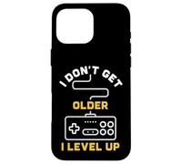 Retro Gaming - I Don't Get Older I Level Up Gamepad Funny Case for iPhone 16 Pro Max