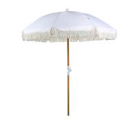 Retro Garden Market Parasol Outdoor Umbrella Beech Wood Pole Mondello