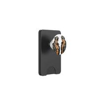 Retro Gay Leather Biker Gay Pride Daddy Bear Mustache PopSockets PopWallet for MagSafe