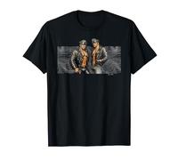 Retro Gay Leather Biker Gay Pride Daddy Bear Mustache T-Shirt
