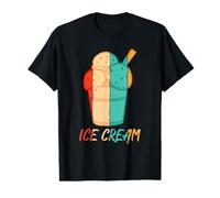 Retro Gelato Maker Frozen Dessert Lover Ice Cream Value Graphic T-Shirt