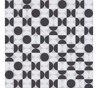 Retro Geo Tile Vinyl By Remland (Ochre Monochrome, 5M X 4M)