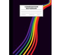 Retro Geometric Composition Notebook: Wide Ruled Lined Journal, 100 Pages, 8.5 x 11 in, Cream and Tan Vintage Abstract Shapes Aesthetic Design for School and College Students