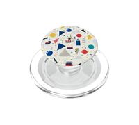 Retro Geometric Memphis Pattern 80s 90s Abstract Design PopSockets PopGrip for MagSafe