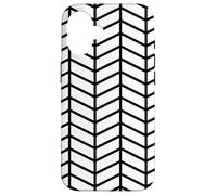 Retro Geometric Minimalist Monochrome White Black 60s Scandi Case for iPhone 16