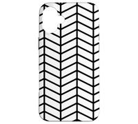 Retro Geometric Minimalist Monochrome White Black 60s Scandi Case for iPhone 16 Plus
