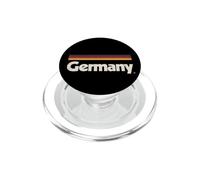 Retro Germany Flag German Black Deutschland PopSockets PopGrip for MagSafe