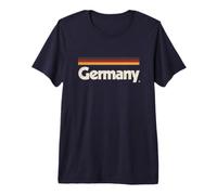 Retro Germany Flag German Deutschland Premium T-Shirt