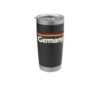 Retro Germany Flag German Deutschland Stainless Steel Insulated Tumbler