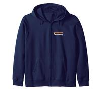 Retro Germany Flag German Deutschland Zip Hoodie