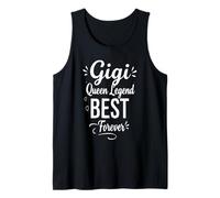 Retro Gigi Queen Legend Best Forever - Proud Gigi Grandma Tank Top