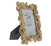 Retro Gingko Leaf Desktop Photo Frame in Resin and Glass, Blue