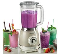 Retro Glass Jug Blender, 1.5 Litre, 1000 W, Cream, Ariete Vintage 58303