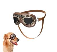 Retro Glasses for Small, Dog Glasses UV Protection, Windproof Dog Glasses, Glasses for Small Dogs, Sunglasses Dog Eye Patch, for Driving, Outdoor Activities (Grey, Pack of 1)
