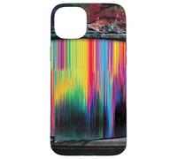 Retro Glitch Art TV Screen Static Abstract Case for iPhone 15 Plus