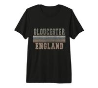 Retro Gloucester England Premium T-Shirt