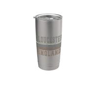 Retro Gloucester England Stainless Steel Insulated Tumbler