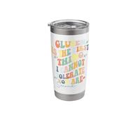 Retro Gluten is The First Thing I Cannot Tolerate You Second Stainless Steel Insulated Tumbler