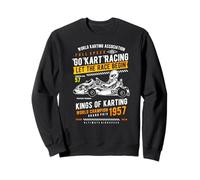 Retro Go Kart Racing Design for Karting Fans Sweatshirt