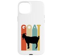 Retro Goat - Greatest of All Time, Farm Animal Lover Gift Case for iPhone 15 Plus