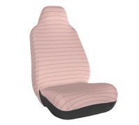 Retro Gold Pink Pinstripe Print A Car Seat Cover, Automotive Seat Covers Front Seats for SUVs Trucks Car Seat Protector Accessories for Women Men