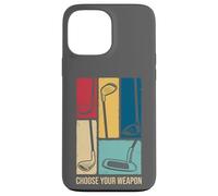 Retro Golf Clubs Choose Your Weapon Golfing Fan Case for iPhone 13 Pro Max