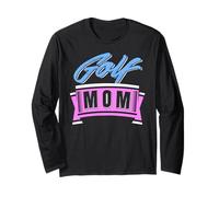 Retro Golf Mom Humor Cool Style For Women Long Sleeve T-Shirt