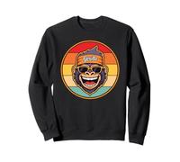 Retro Gorilla Gym Workout Train Like a Beast Powerlifting Sweatshirt