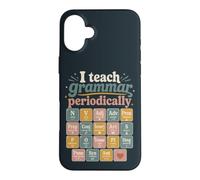 Retro Grammar Teacher Word Nerd Classroom Humor Vibe Case for iPhone 16 Plus