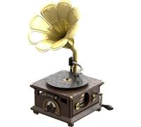 PANTASY Set de Construcción de Gramófono Vintage Modelo de Reproductor de Música Retro Un Caleidoscopio Musical Realista con Tocadiscos y Álbum de Fotos Giratorio