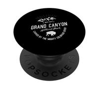 Retro Grand Canyon National Park Bison Arizona Hiking Mom PopSockets Adhesive PopGrip