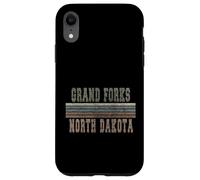 Retro Grand Forks North Dakota Case for iPhone XR