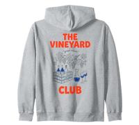 Retro Grapes Tasting Wine Vino Vineyard Club Tasting Zip Hoodie