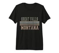 Retro Great Falls Montana Premium T-Shirt