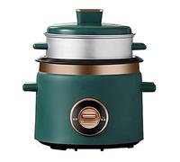 Retro Green Rice Cooker &Steamer with Keep Warm Function Automatic Cooking Non-Stick Inner Pot Make Rice & Steam Healthy Food & Vegetables,3L