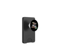 Retro Groovy Because Im Billie Thats Why Funny Custom Name PopSockets PopWallet for MagSafe