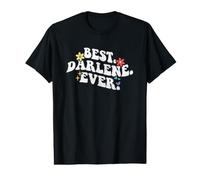 Retro Groovy Best Darlene Ever First Name Mother's Day Girl Value Graphic T-Shirt