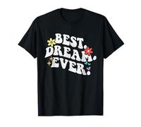 Retro Groovy Best Dream Ever First Name Mother's Day Girl T-Shirt