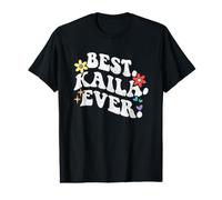 Retro Groovy Best Kaila Ever First Name Mother's Day Girls Value Graphic T-Shirt