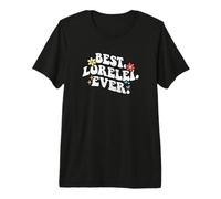 Retro Groovy Best Lorelei Ever First Name Mother's Day Girl Premium T-Shirt