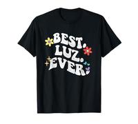 Retro Groovy Best Luz Ever First Name Mother's Day Girl T-Shirt