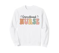 Retro Groovy Correctional Nurse Forensic Nursing For Nurses Sweatshirt
