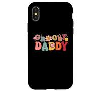 Retro Groovy Daddy Hippie Matching Family Birthday Party Case for iPhone X/XS