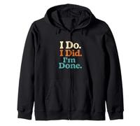retro groovy divorce Zip Hoodie