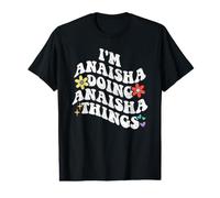 Retro Groovy Im Anaisha Doing Anaisha Things Funny Mother's Value Graphic T-Shirt