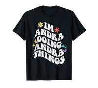 Retro Groovy Im Andra Doing Andra Things Funny Mother's Day T-Shirt