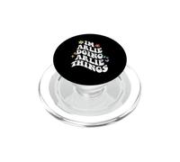 Retro Groovy Im Arlie Doing Arlie Things Funny Mother's Day PopSockets PopGrip for MagSafe